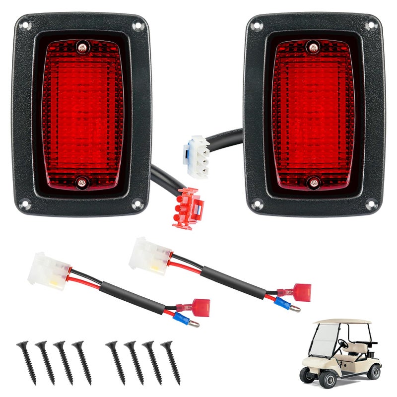 Drive-up مجموعة أضواء خلفية LED للقيادة المباشرة لسيارة النادي DS 1982 فما فوق لعربة الجولف مع 3 أسلاك أضواء خلفية لسيارة النادي OEM1017035 - Image 1